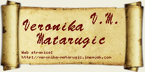 Veronika Matarugić vizit kartica